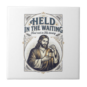 Azulejo Jesús Infertilidad Intentando Concebir Ánimo