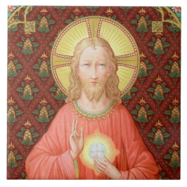 Azulejo Jesús Instituyendo la Santa Comunión (SAU 045)