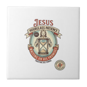 Azulejo Jesús Reloj de Arena Paciencia Jesús Reloj de Aren