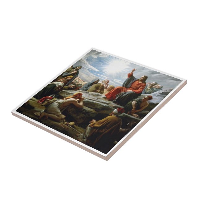 Azulejo Jesús, Sermón en el Monte, (Lado)