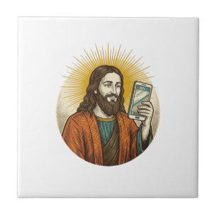 Azulejo Jesús Vídeo Accidental En Lugar De Cámara De Foto