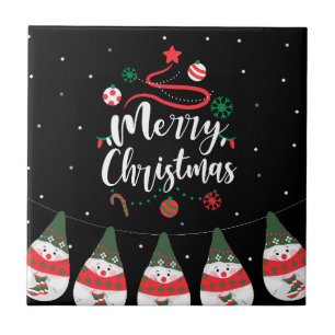 Azulejo Jingle Bells Joyful Greetings Collection