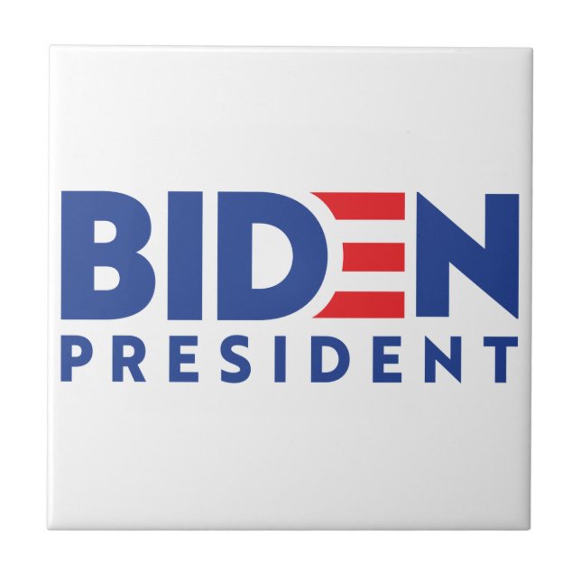 Azulejo Joe Biden 2020 Biden para presidente (Frente)