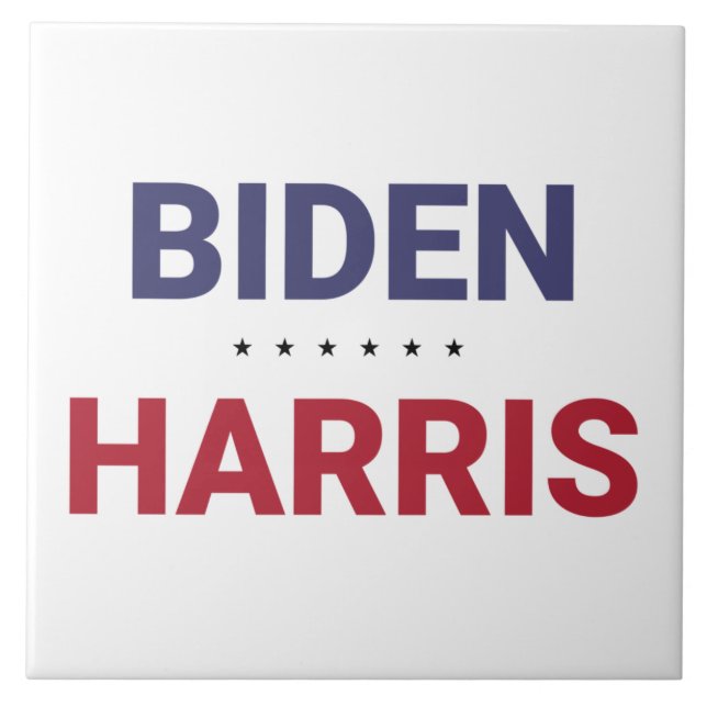 Azulejo Joe Biden y Kamala Harris (elecciones de 2020 en E (Frente)