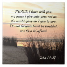 John 14:27 Paz te dejo, Ocean Sunset