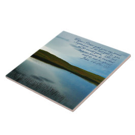 Azulejo John 14 Peace Scripture Inspirador