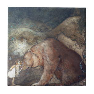 Azulejo John Bauer Poor Little Basse