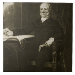 Azulejo John Quincy Adams, 6to presidente del Sta unido