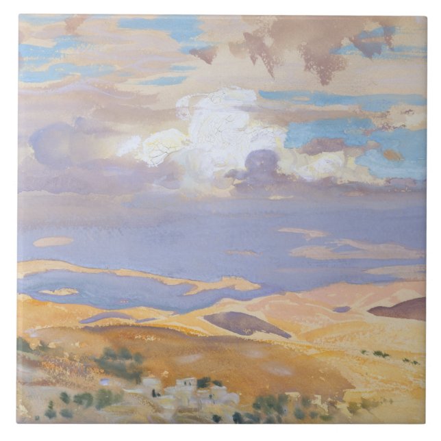 Azulejo John Singer Sargent - Desde Jerusalén (Frente)