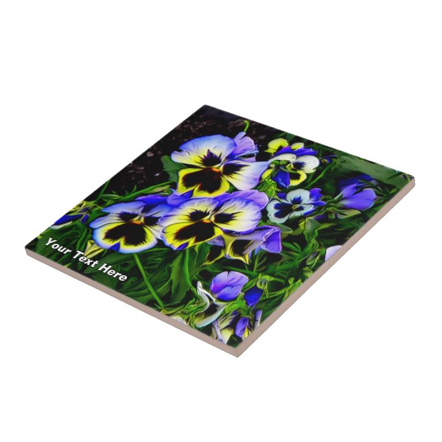 Azulejo Johnny Jump Up (Lado)