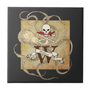 Azulejo Jolly Roger Monogram Inicial