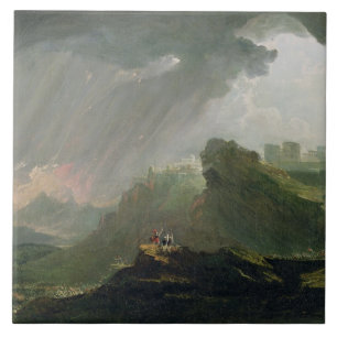 Azulejo Joshua que ordena al Sun que todavía se coloque