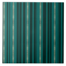 Joyería a rayas verde