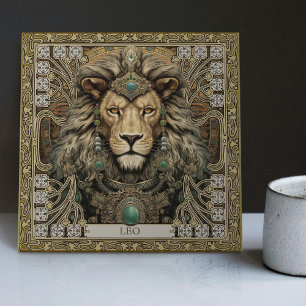 Azulejo Joyería Tribal del León Espíritu Personalizada