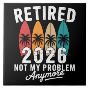 Azulejo Jubilado 2026 No Es Mi Problema Más Hawái Palma