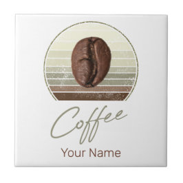 Azulejo Judías De Café Para Espresso Y Barista Retro