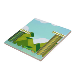 Azulejo Juego de plataforma retro
