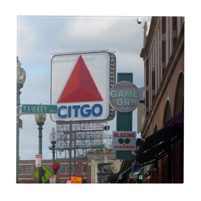 Azulejo ¡Juego En Boston! (Frente)