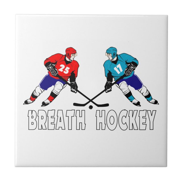 Azulejo Jugadores de hockey de combate (Frente)