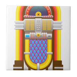 Azulejo Jukebox de estilo antiguo de los años 50