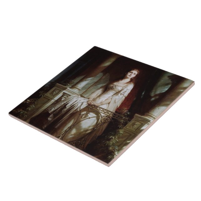 Azulejo Juliet por Thomas-Francis Dicksee (Lado)