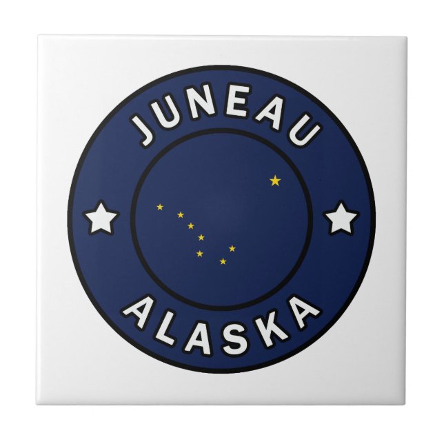 Azulejo Juneau Alaska (Frente)
