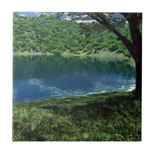 Azulejo Junto A Aguas Profundas Tile Decorativo