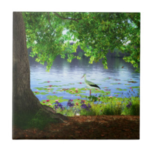 Azulejo Junto a la cubierta decorativa del Agua Fija / Tri