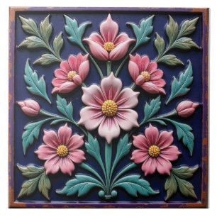 Azulejo Juramanto de la Flor del Heraldo