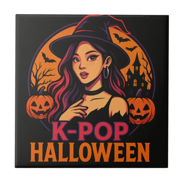 Azulejo k-pop halloween ceramic tiles (Frente)