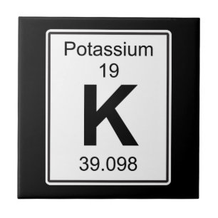 Azulejo K - Potasio