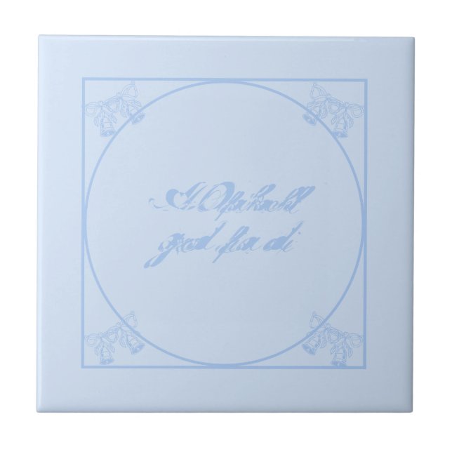 Azulejo Kachel Fliesen Bayrisch Bayerisch Bairisch (Frente)