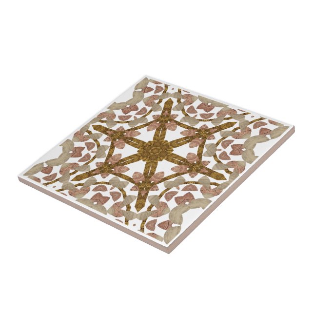 Azulejo  Kaleidoscope bois - Wood kaléidoscope (Lado)