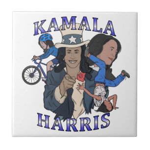Azulejo Kamala Harris Bootleg Rap Style