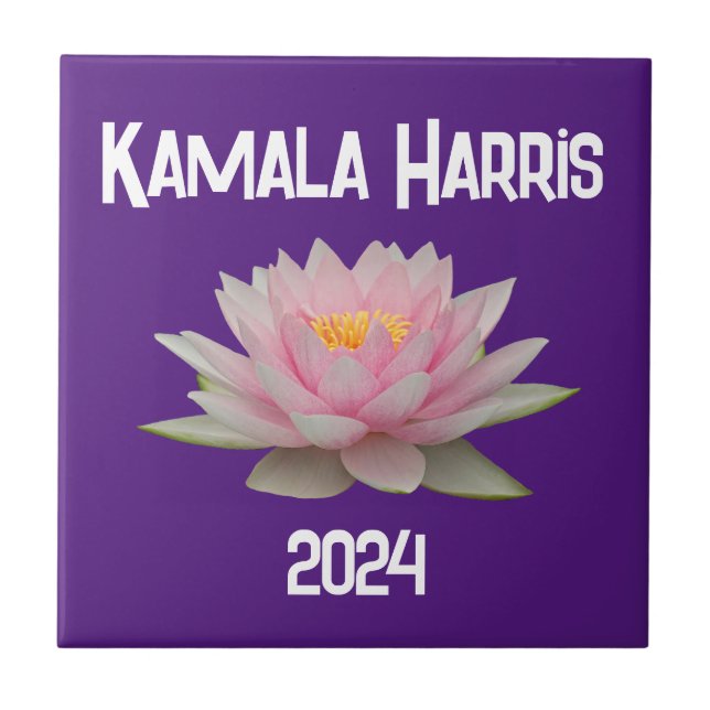Azulejo Kamala Harris Lotus 2024 (Frente)