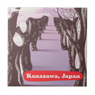 Azulejo Kanazawa, Japón florece