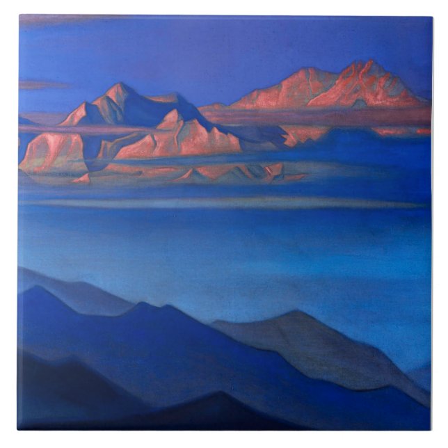 Azulejo “Kanchenjunga” de Nicholas Roerick (Frente)