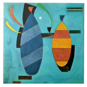 Azulejo Kandinsky - Ambos a rayas