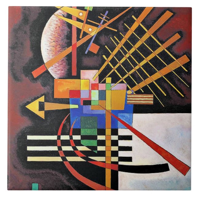 Azulejo Kandinsky - Arriba y a la Izquierda, (Frente)
