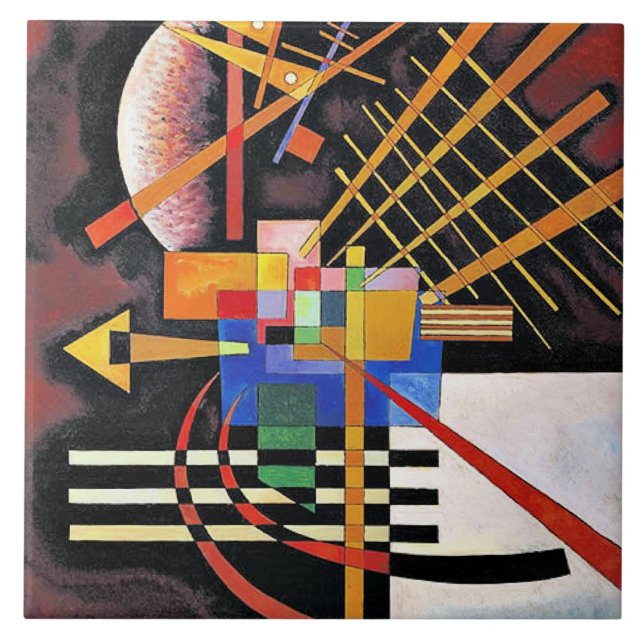 Azulejo Kandinsky - Arriba y a la Izquierda, (Frente)