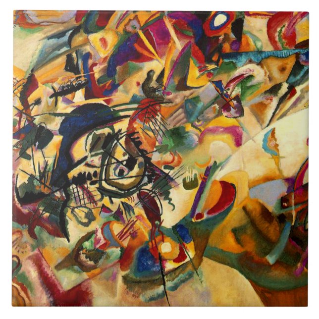 Azulejo Kandinsky - Composición VII (Frente)