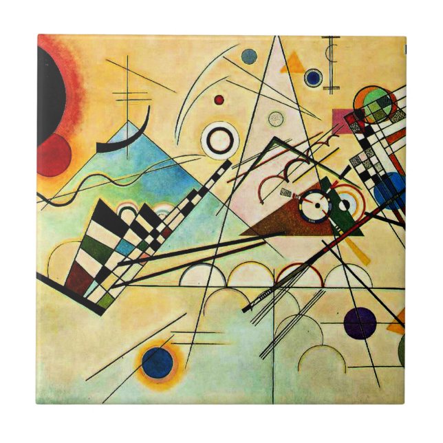 Azulejo Kandinsky - Composición VIII (Frente)