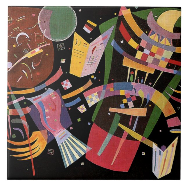 Azulejo Kandinsky - Composición X, (Frente)