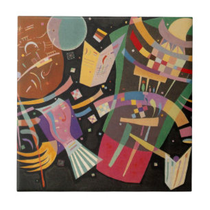 Azulejo Kandinsky Composition X Resumen Material gráfico