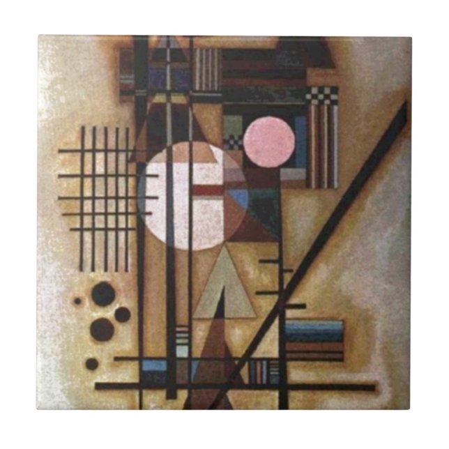 Azulejo Kandinsky Construcción Suavizada (Frente)
