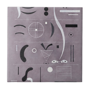 Azulejo Kandinsky - Cuatro Partes,