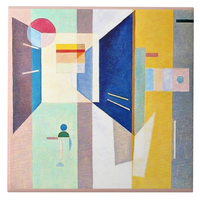 Azulejo Kandinsky - Después de derecha - a la izquierda, (Frente)