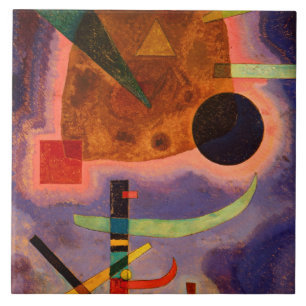 Azulejo Kandinsky - Drei Elemente,