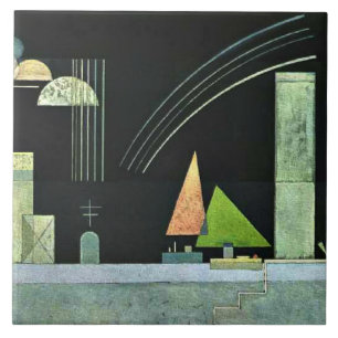 Azulejo Kandinsky - En reposo, pintura famosa,