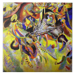 Azulejo Kandinsky - Fuga, pintura abstracta,